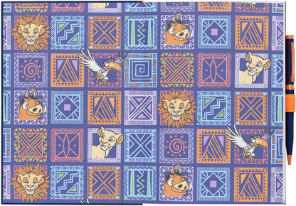 Grupo Erik Disney The Lion King Notebook A5 With Pen | Notebooks A5 | Notepads A5 | A5 Notepad | Squared Notebook A5 | Squared Paper | Sketchbook A5 | Lion King Gifts