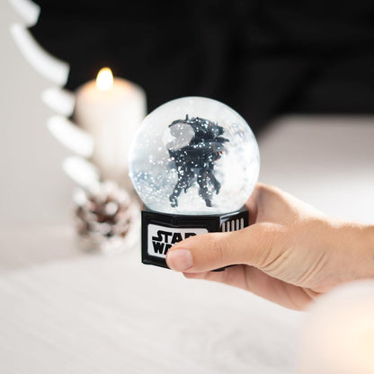 Palla di vetro con Neve di Star Wars | Palla di Neve Star Wars, 8 x 10 cm, Sfera di cristallo con neve, Globo di Neve Natalizio, Palla di Neve divertente, Star Wars Gadget
