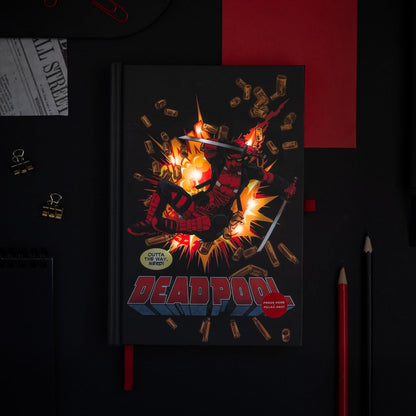 DEADPOOL - Light-Up Notebook - Size A5