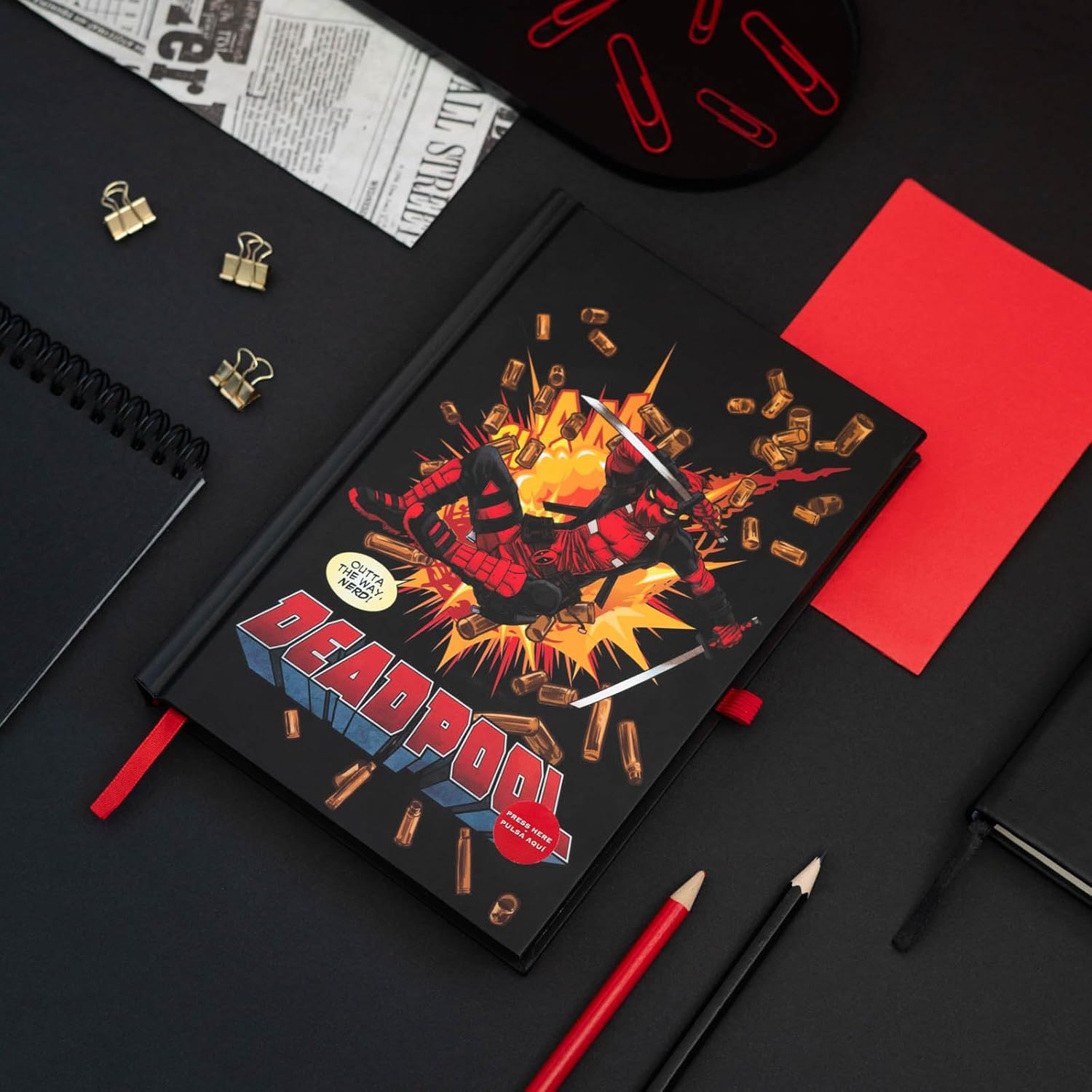 DEADPOOL - Light-Up Notebook - Size A5