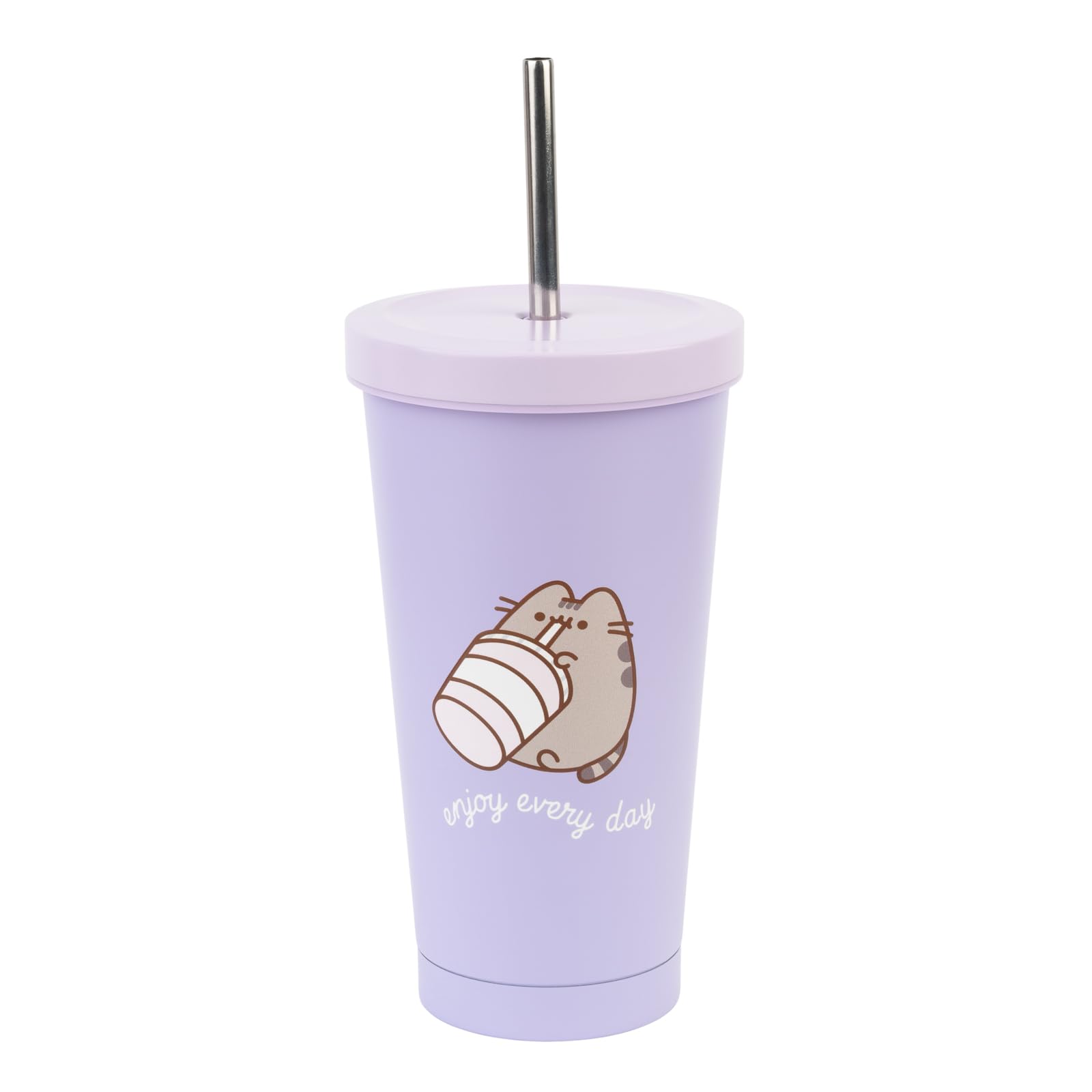 PUSHEEN - Fashion Straw Tumbler - Size 19Oz