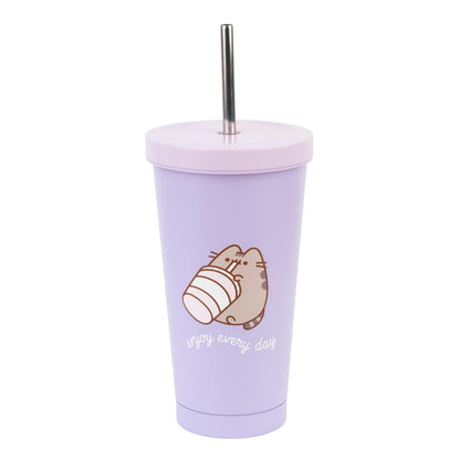 PUSHEEN - Fashion Straw Tumbler - Size 19Oz