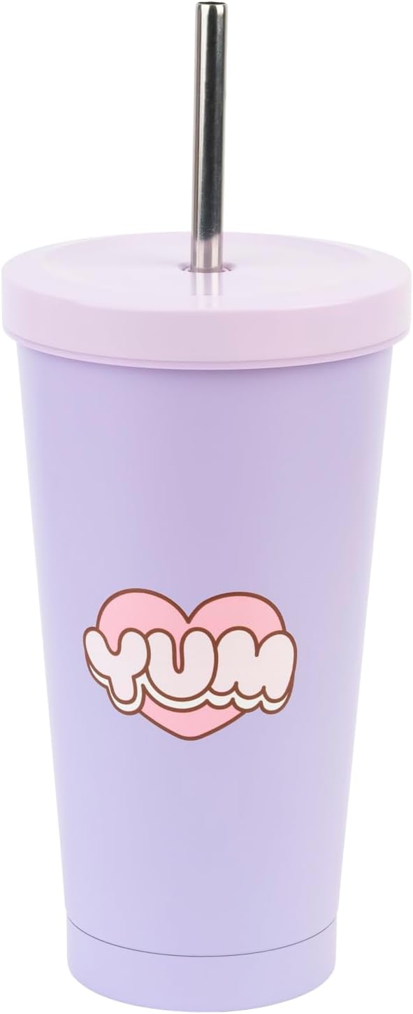 PUSHEEN - Fashion Straw Tumbler - Size 19Oz
