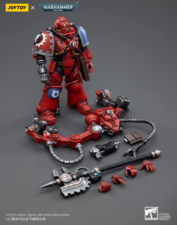 BLOOMAGE JOYTOY (BEIJING) TECH Warhammer 40k Figure 1/18 Ultramarine Primaris Techmarine Brother Tybestis 12 cm