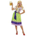 DIRNDL Bavarian German Costume - Green and purple