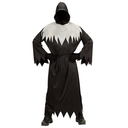 Widmann Adult Ghoul Costume – Hooded Robe and invisible Face, Belt