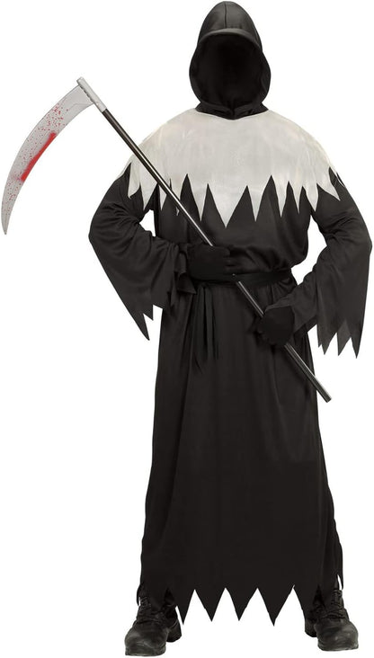 Widmann Adult Ghoul Costume – Hooded Robe and invisible Face, Belt