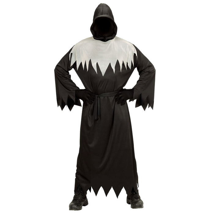 Widmann Ghoul Costume – Hooded Robe, Invisible Face and Belt 140