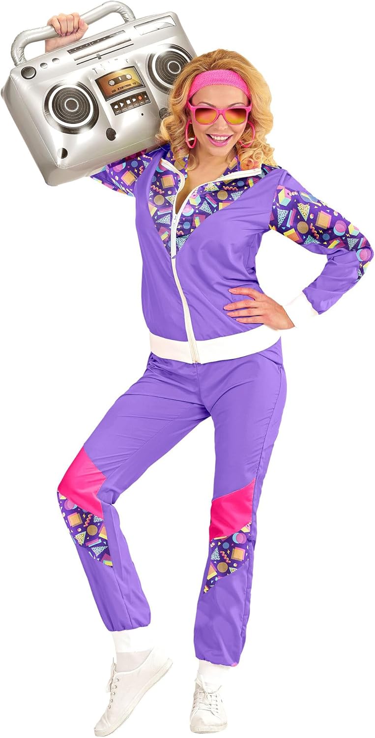 Widmann Women's 80s Costume Multicoloured XXL 200 XXL Multi-coloured