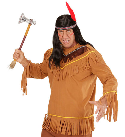 Widmann Native Indian (Coat, Headband With Feather) (XXL) Brown