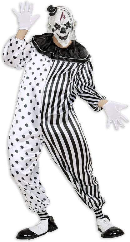 W WIDMANN - Kostüm Killer Pantomime, Overall, Clown, Faschingskostüme, Karneval, Halloween