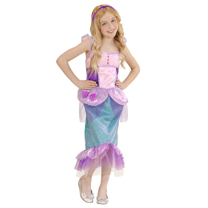 Widmann 02238 ? Children?s Mermaid Costume Dress Hair Band with Starfish 128
