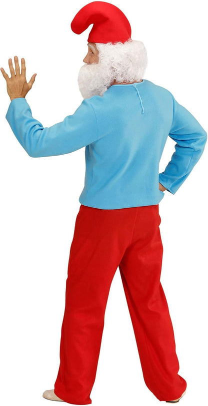 Widmann - Adult costume large gnome with top, trousers, hat, gnome, elves, carnival, theme party