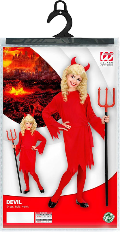 Widmann Children's Devil Costume 3-Piece 158