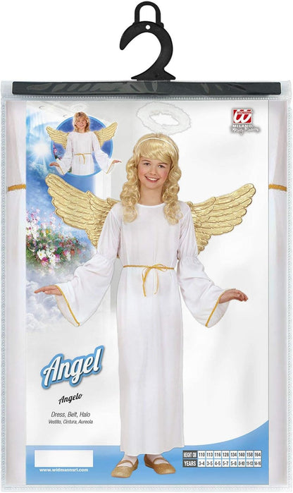 Children's Angel Costume Small 5-7 yrs (128cm) for Christmas Panto Nativity Fancy Dress