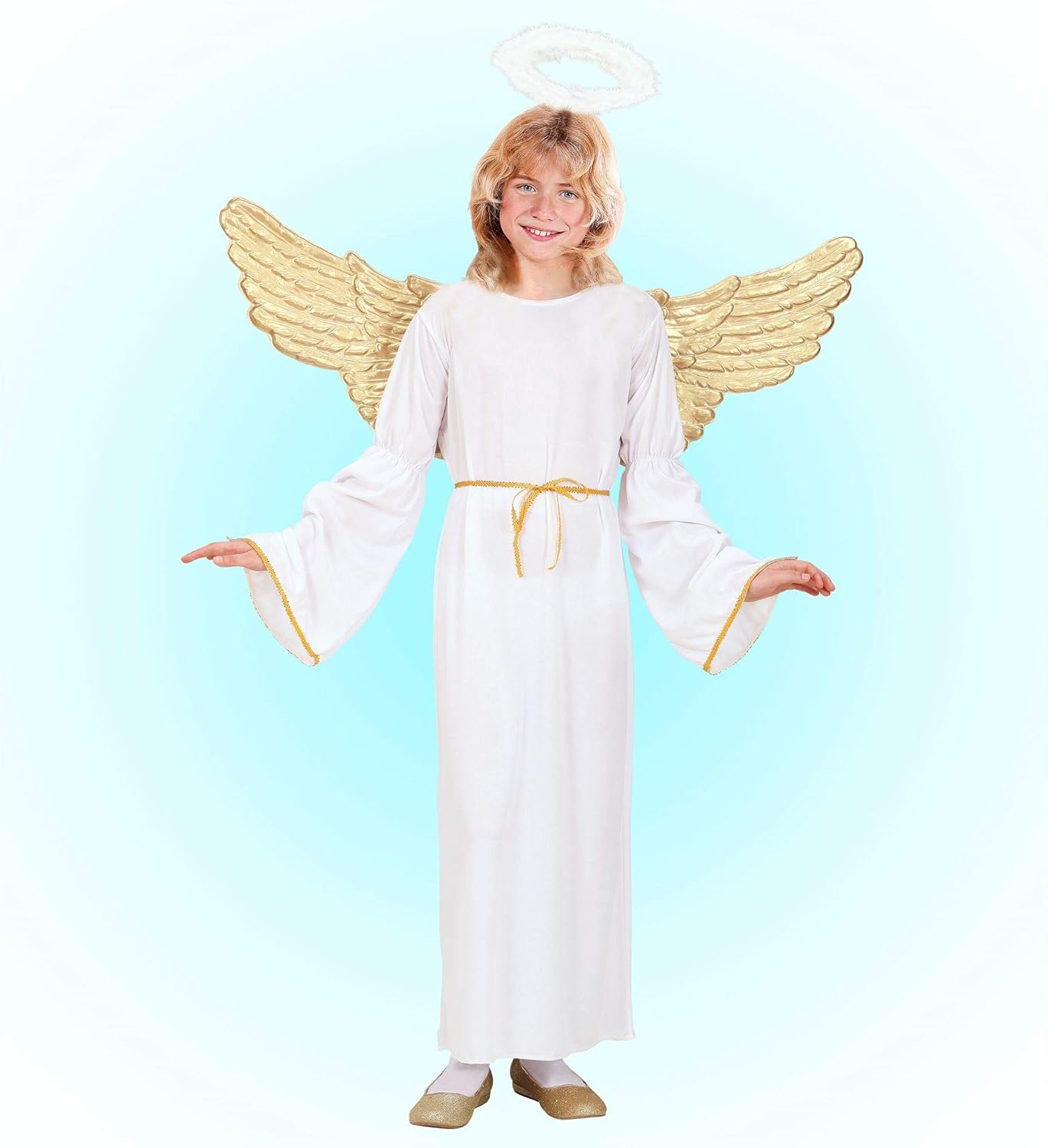 Children's Angel Costume Small 5-7 yrs (128cm) for Christmas Panto Nativity Fancy Dress