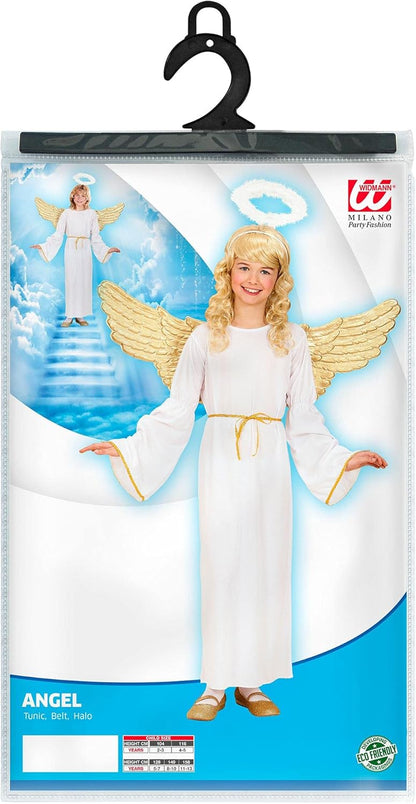 Children's Angel Costume Small 5-7 yrs (128cm) for Christmas Panto Nativity Fancy Dress