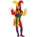 Widmann - Kinderkostüm Jolly Jester, Kleid, Gürtel, Hut, Clown, Zirkus, Karneval, Mottoparty Age 8-10
