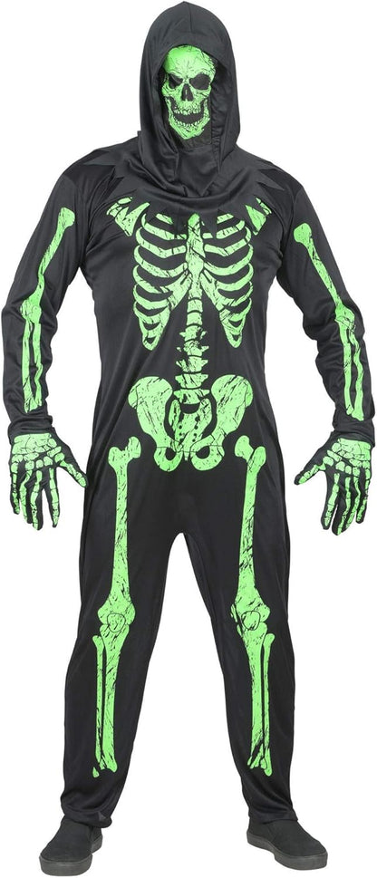 Widmann Men's Scheletro Fluorescente Costume XL Multi-coloured