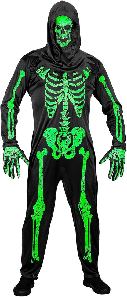 Widmann Men's Scheletro Fluorescente Costume XL Multi-coloured