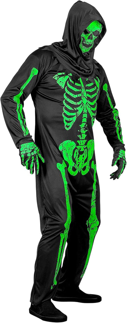 Widmann Men's Scheletro Fluorescente Costume XL Multi-coloured