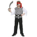 Children's Pirate Boy Costume Medium 8-10 yrs (140cm) for Buccaneer Fancy Dress