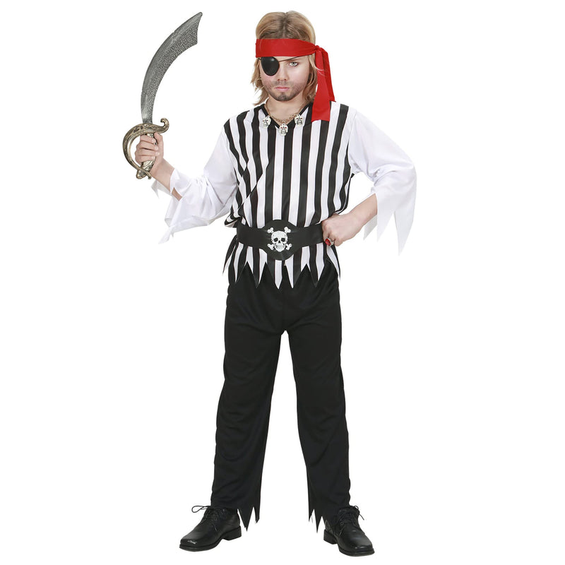 Children's Pirate Boy Costume Medium 8-10 yrs (140cm) for Buccaneer Fancy Dress