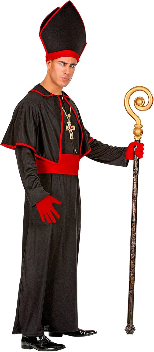 Widmann Men's 02639 Kostüm Bischof Bishop costume. L Black