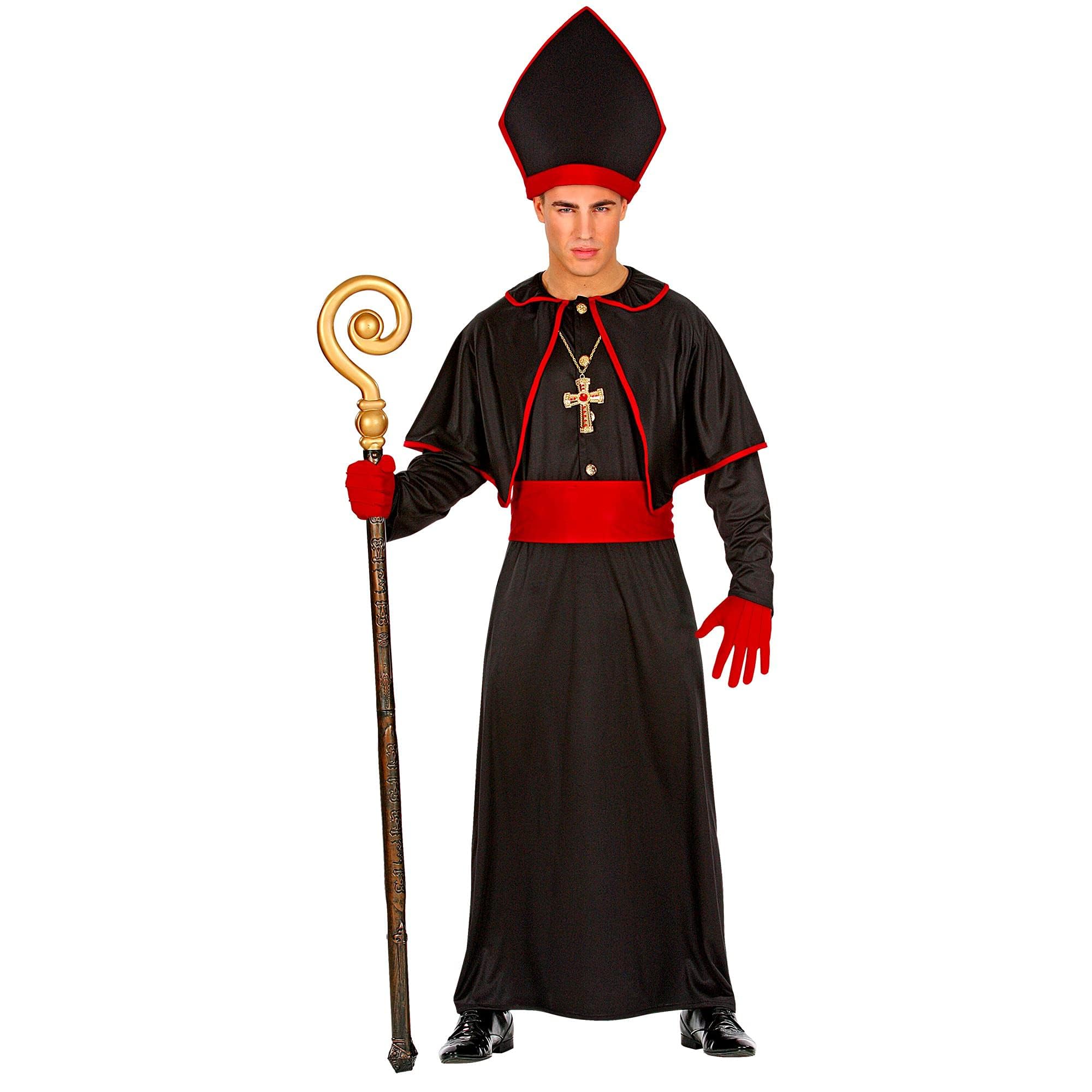 Widmann Men's 02639 Kostüm Bischof Bishop costume. XS Black