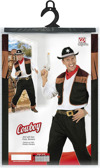 Cowboy Costume Large for Wild West Dessert Mexican Fancy Dress