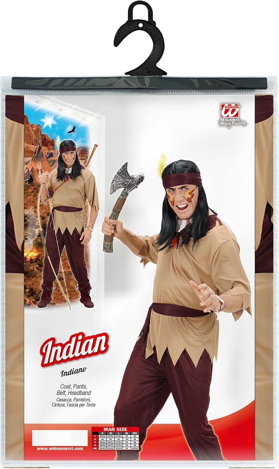 Costume da Pellerossa 'Indiano', Taglia L