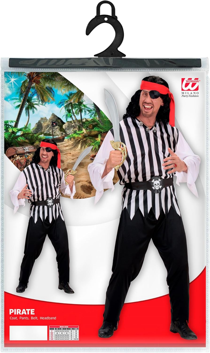 Widmann - Kostüm Pirat, Seemann, Freibeuter, Kapitän, Faschingskostüme, Karneval