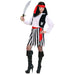 Ladies Pirate Woman Costume Large UK 14-16 for Buccaneer Fancy Dress