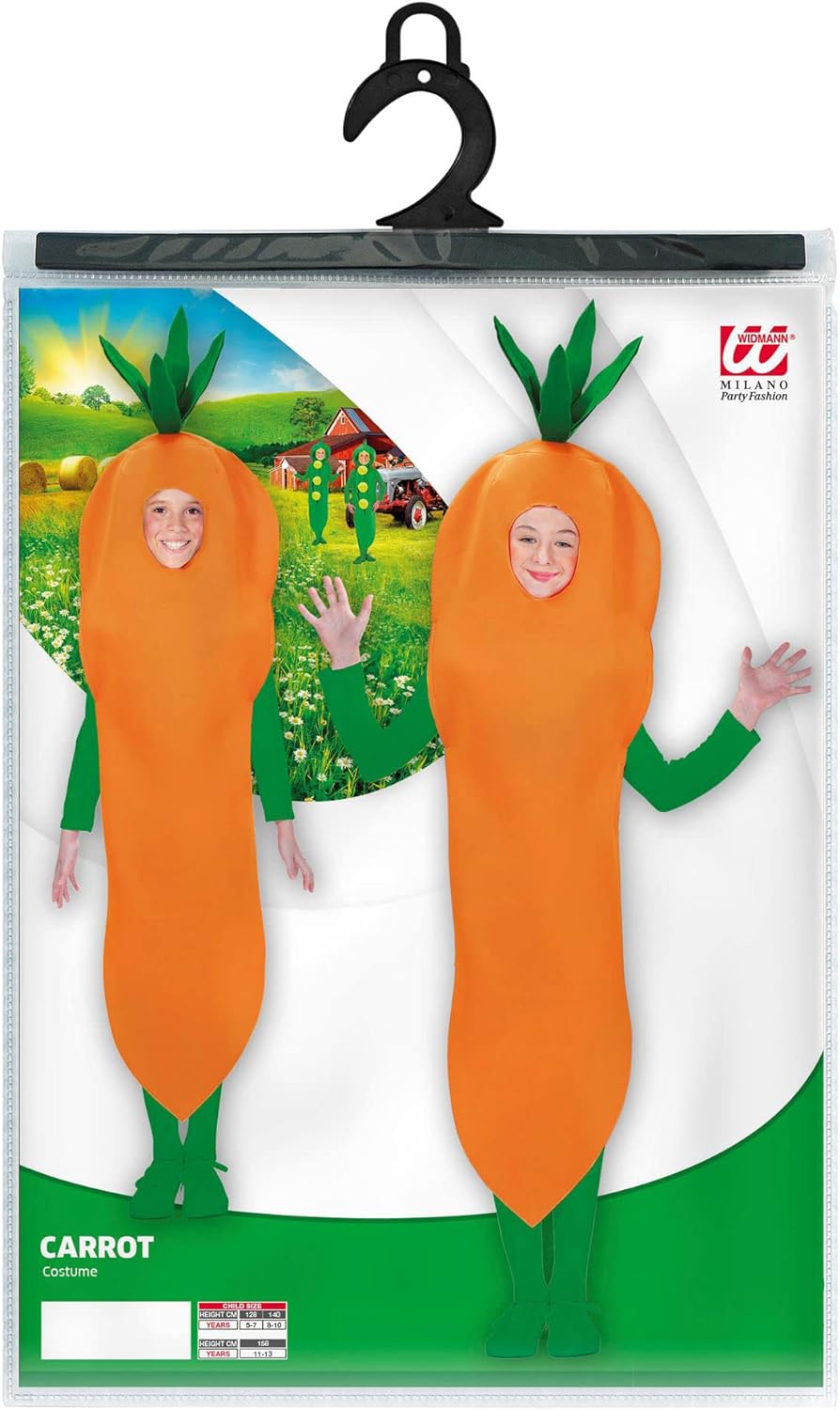 Widmann Aptafêtes - Children’s Carrot Costume 140
