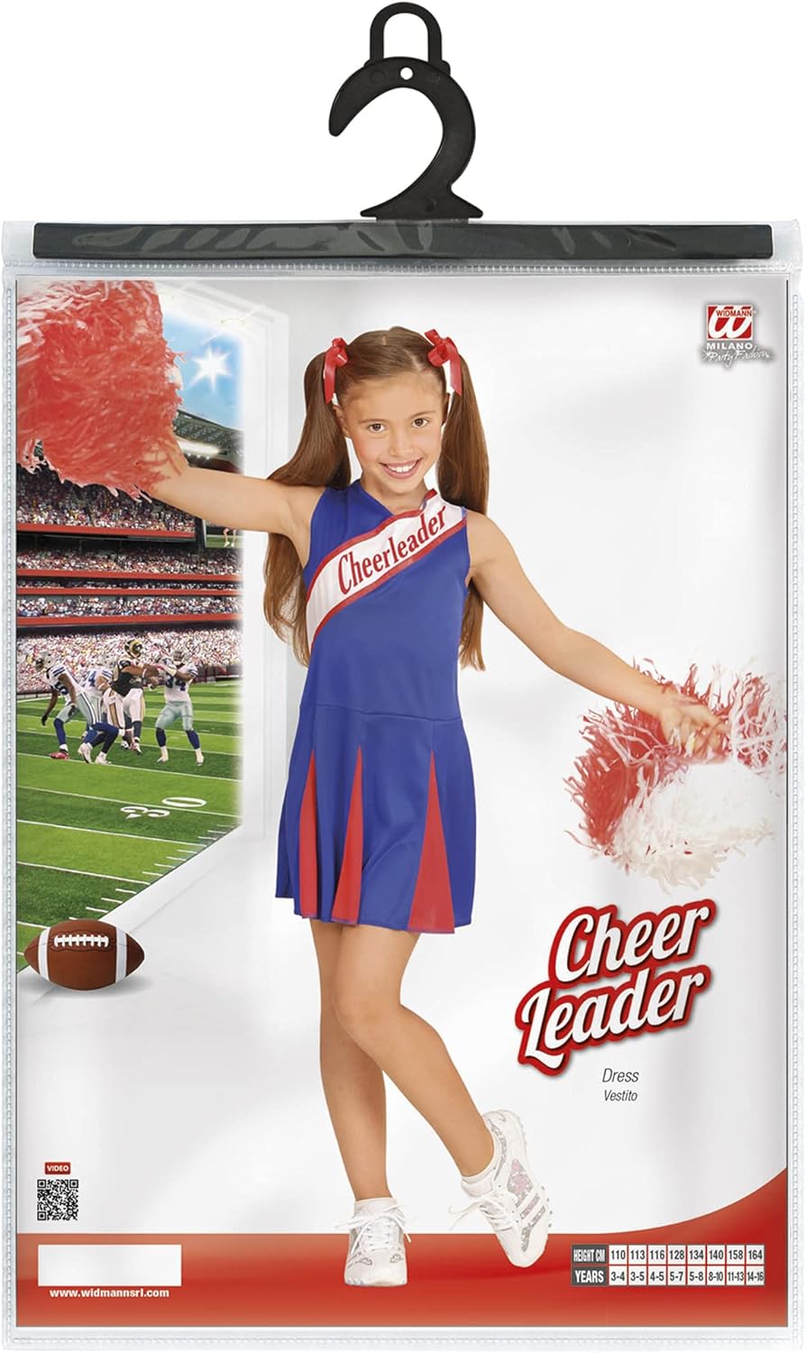 Widmann Children's Cheerleader Costume 2-3 Years - 104cm