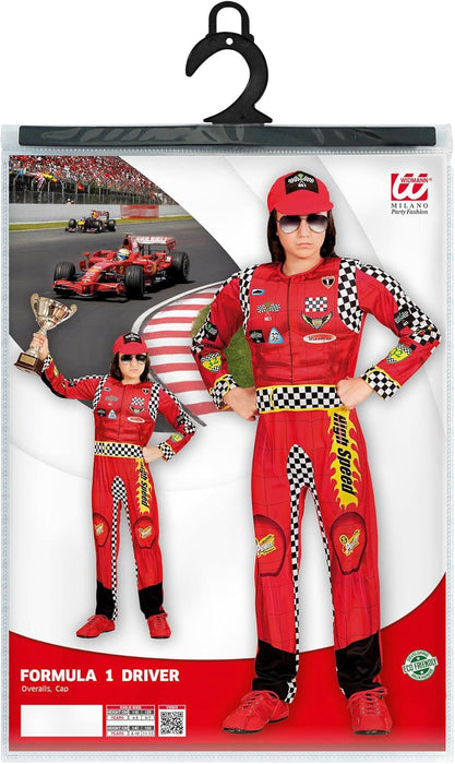 Widmann Children’s Formula F1 Racing Driver Costume 128