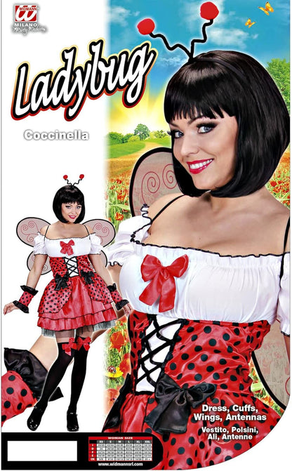 "LADYBUG" (dress, cuffs, wings, antennas) - (M)