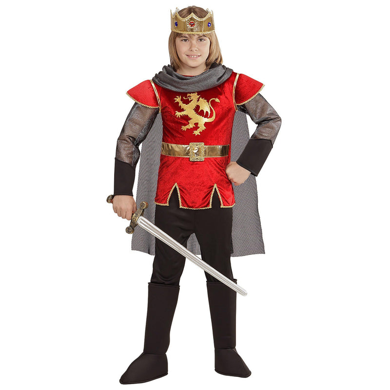 Widmann King Arthur Childrens Fancy Dress Costume 140