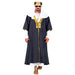 Widmann - Kostüm Sultan, Tunika mit Robe, Turban, Araber, Scheich, Karneval, Mottoparty