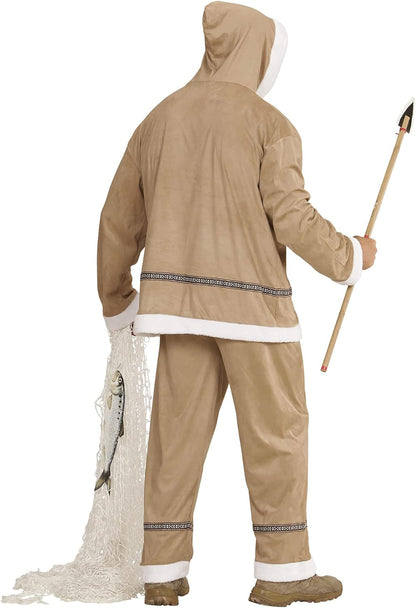 Widmann Adult's Costume 05561 Eskimo, Top With Hood and Trousers XL