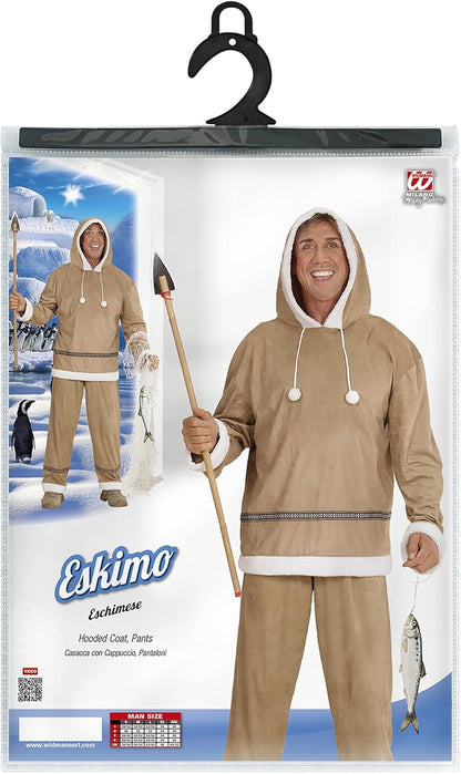 Widmann Adult's Costume 05561 Eskimo, Top With Hood and Trousers XL