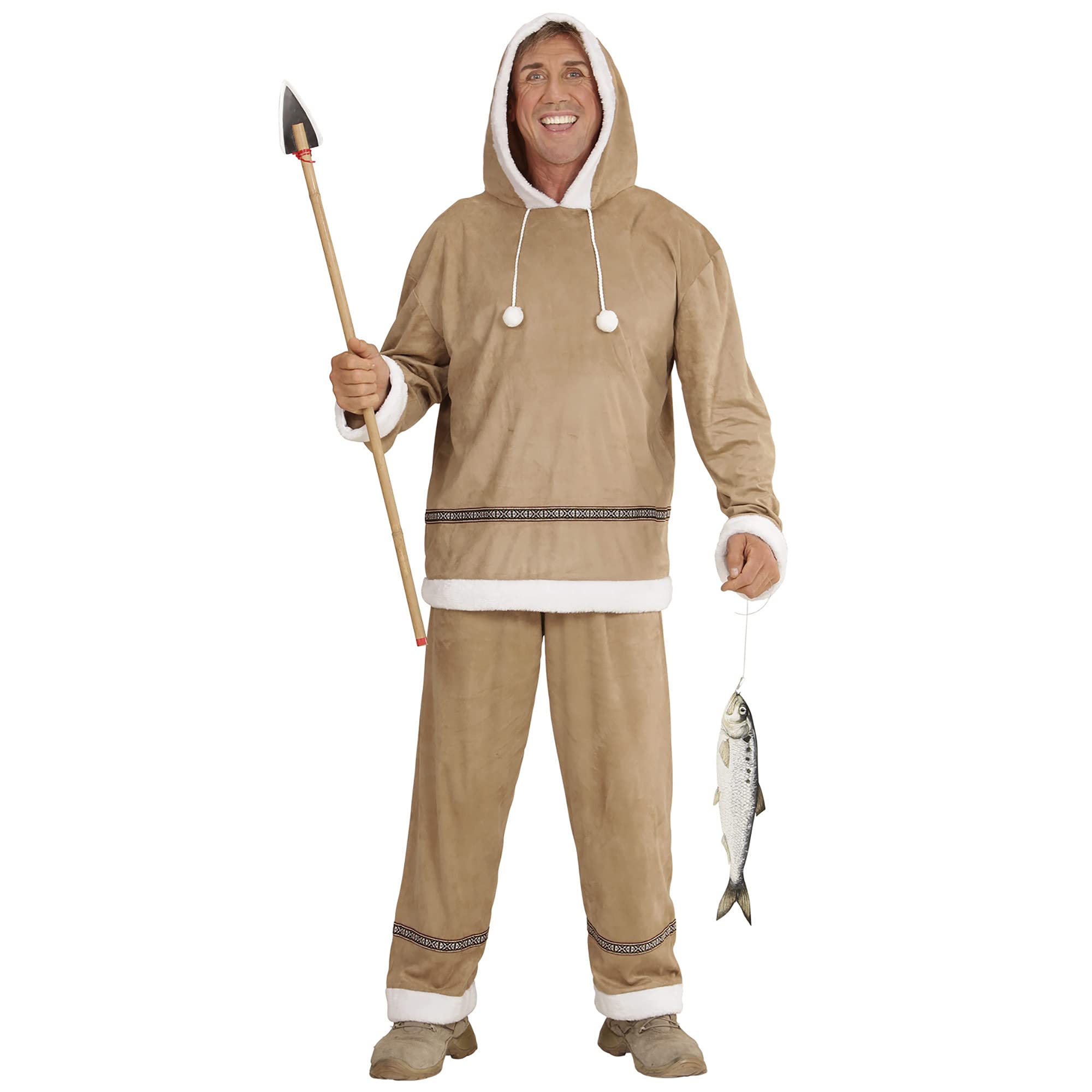 Widmann Adult's Costume 05561 Eskimo, Top With Hood and Trousers XL