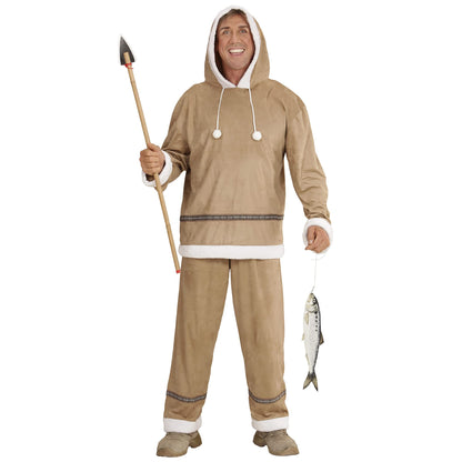 Widmann Adult's Costume 05561 Eskimo, Top With Hood and Trousers XL