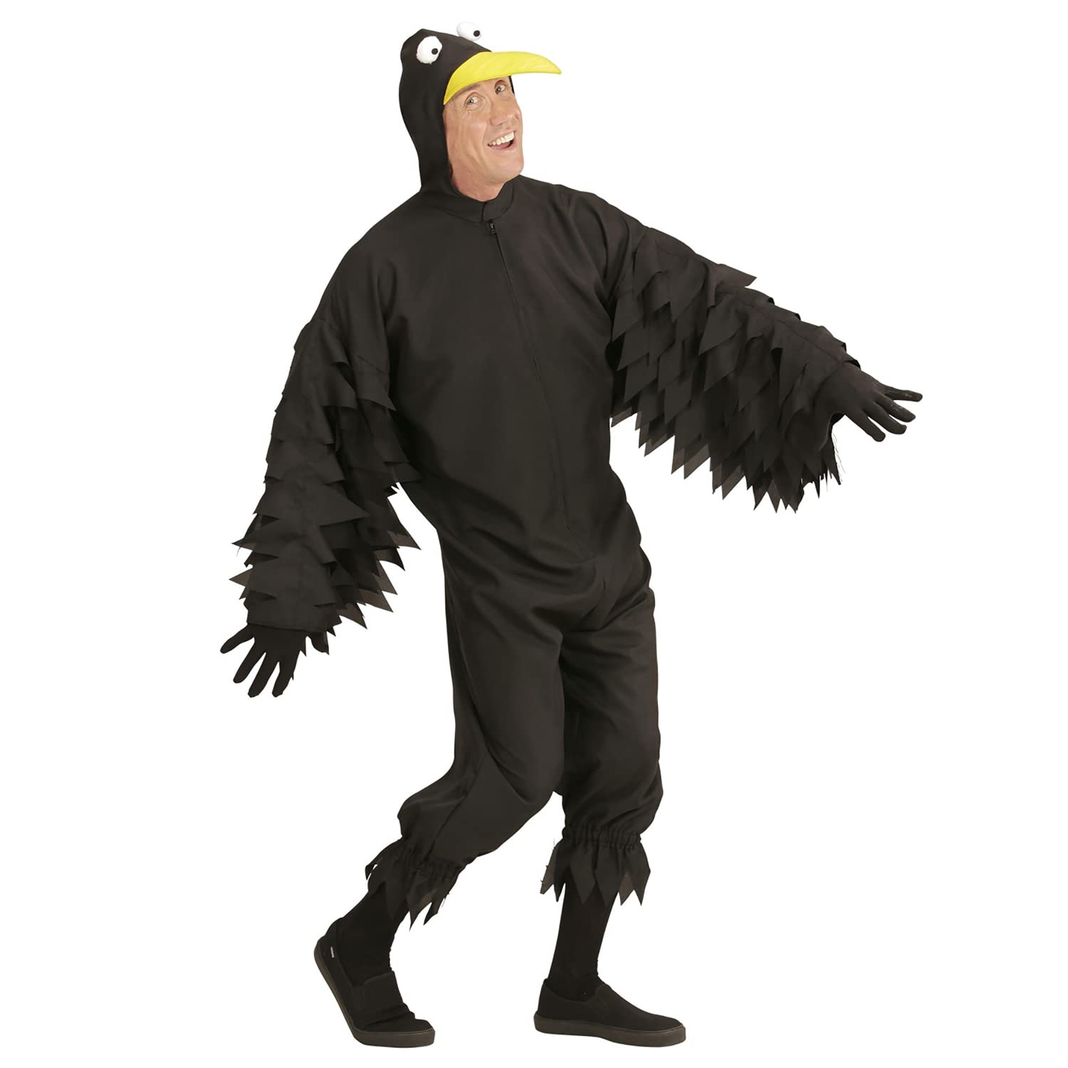 "CROW" (hooded jumpsuit with mask) - (L)