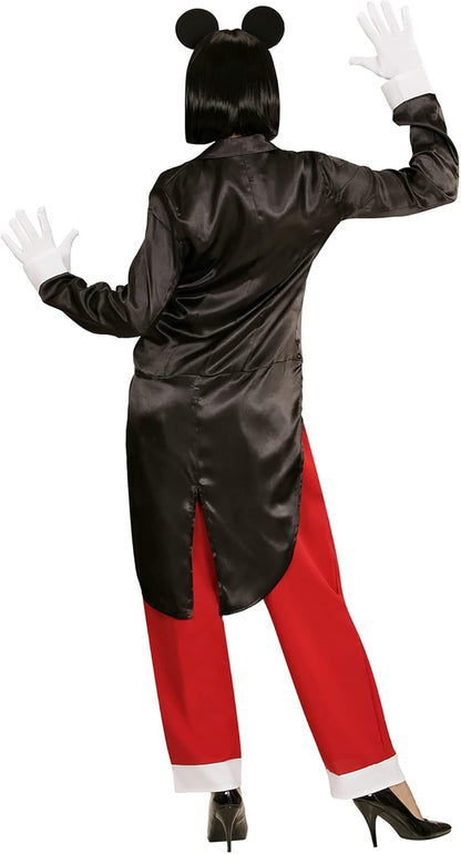 "MISS MOUSE" (tailcoat with waistcoat & bow tie, pants, ears) - (S)