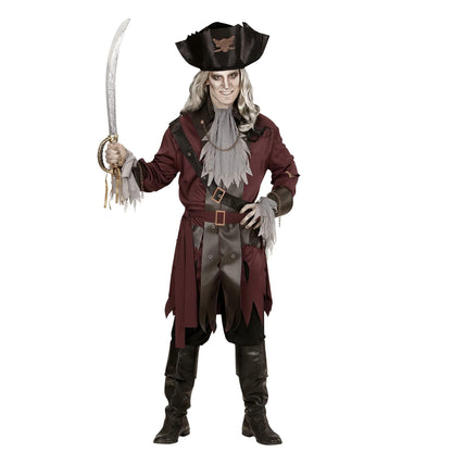 "CAPTAIN SPOOK" (coat with belt, jabot, sash, hat) - (M)