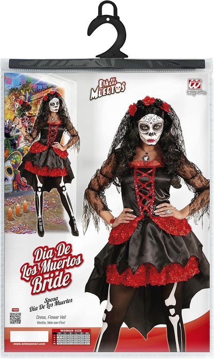 Widmann Adult Costume Dia de los Muertos Corpse Bride