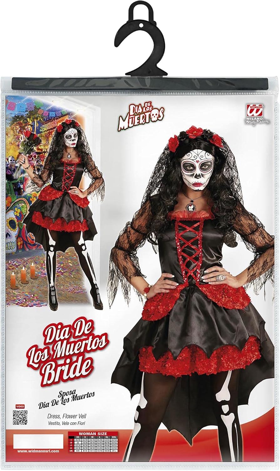 Widmann Adult Costume Dia de los Muertos Corpse Bride XS