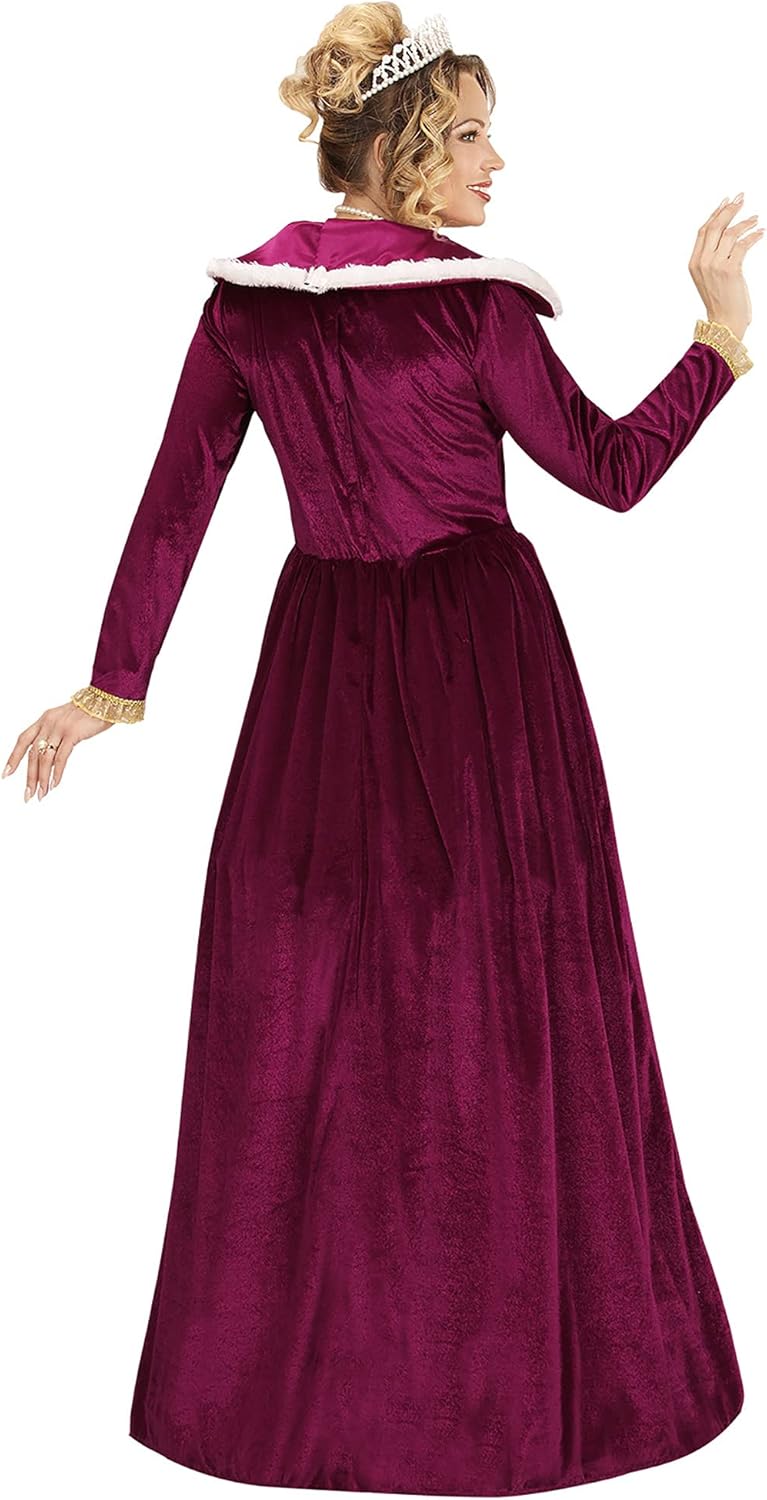Widmann - Kostüm Königin, Kleid mit Reifunterrock, Adel, Karneval, Mottoparty