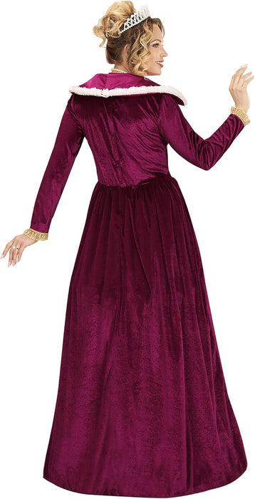 Widmann - Kostüm Königin, Kleid mit Reifunterrock, Adel, Karneval, Mottoparty